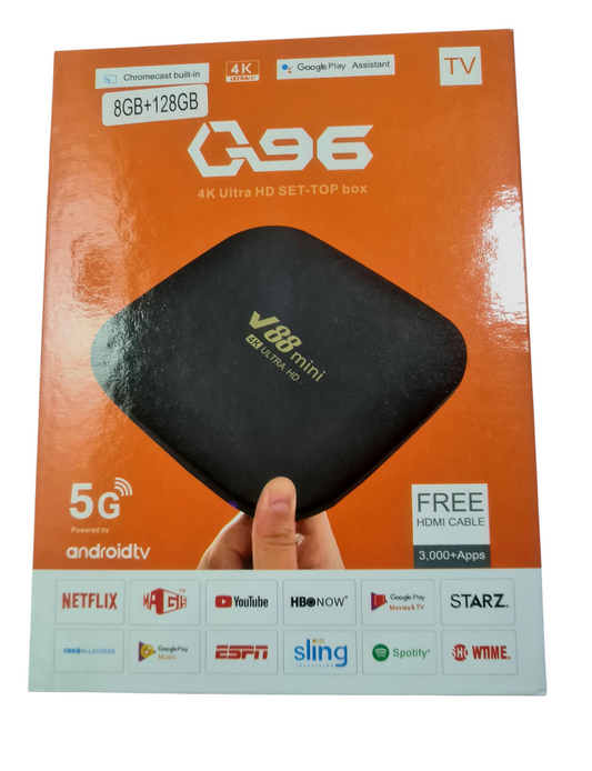 Tv Box  4k versión Android TV 14 CON MAGIS TV ++14MIL CANALES (NACIONAL Y INTERNACIONAL)