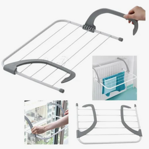 Tendedero Secador De Ropa Plegable Colgador Para Balcón