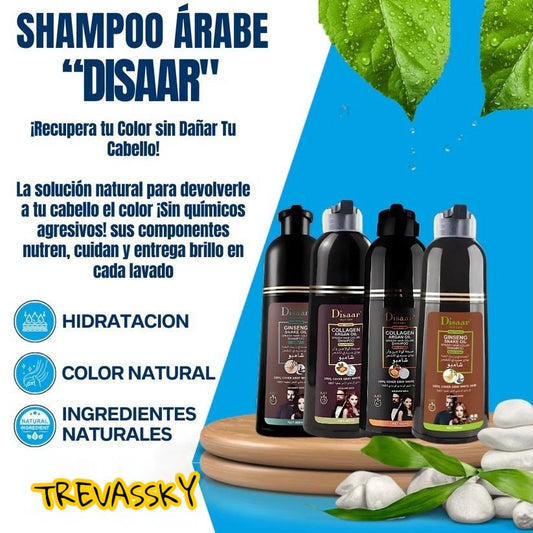 🌟 Shampoo Árabe "Disaar" – Color, Nutrición y Brillo Natural con TrevasSky 🌿✨